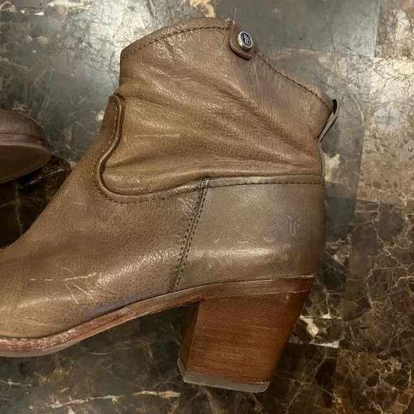 Frye Women Stylish Brown Ankle Boots Lot of 2 - Picture 4 of 9